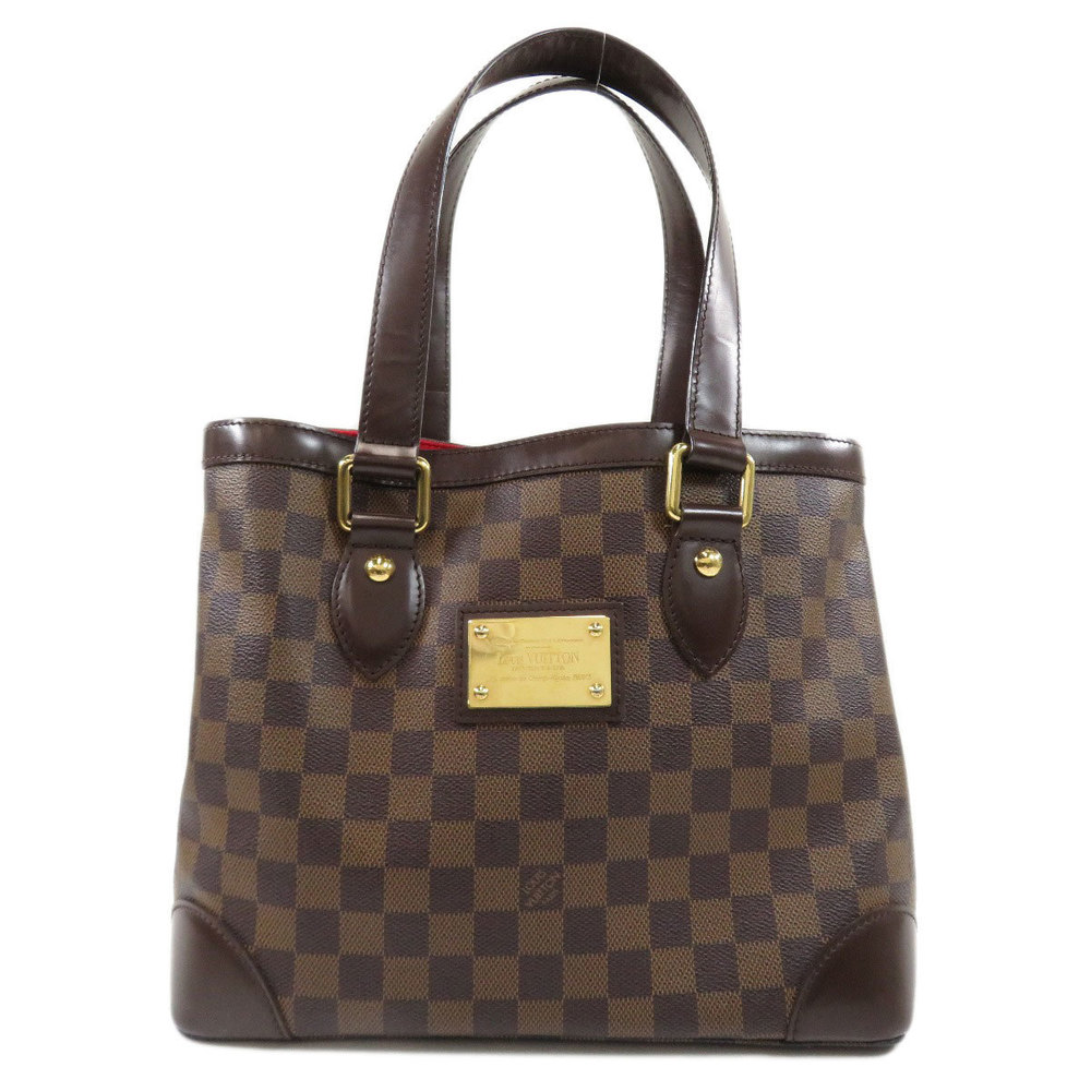 Louis Vuitton Hampstead PM Damier Ebene Tote Bag Damier Canvas
